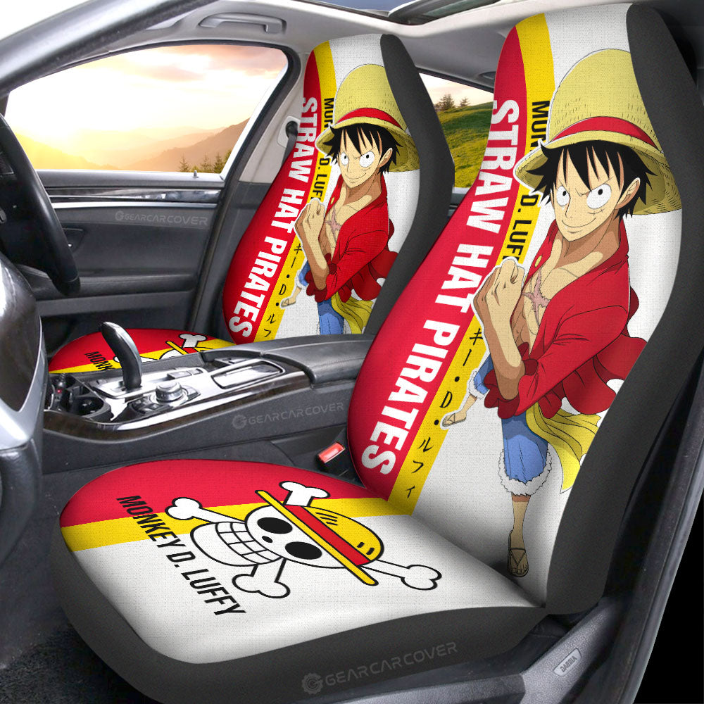Monkey D. Luffy Car Seat Covers Custom One Piece Car Accessories For Anime Fans - Gearcarcover - 2