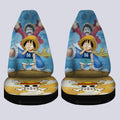 Monkey D. Luffy Car Seat Covers Custom One Piece Map Anime Car Accessories - Gearcarcover - 4
