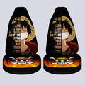 Monkey D. Luffy Quotes Car Seat Covers Custom One Piece Anime Car Accessories - Gearcarcover - 4