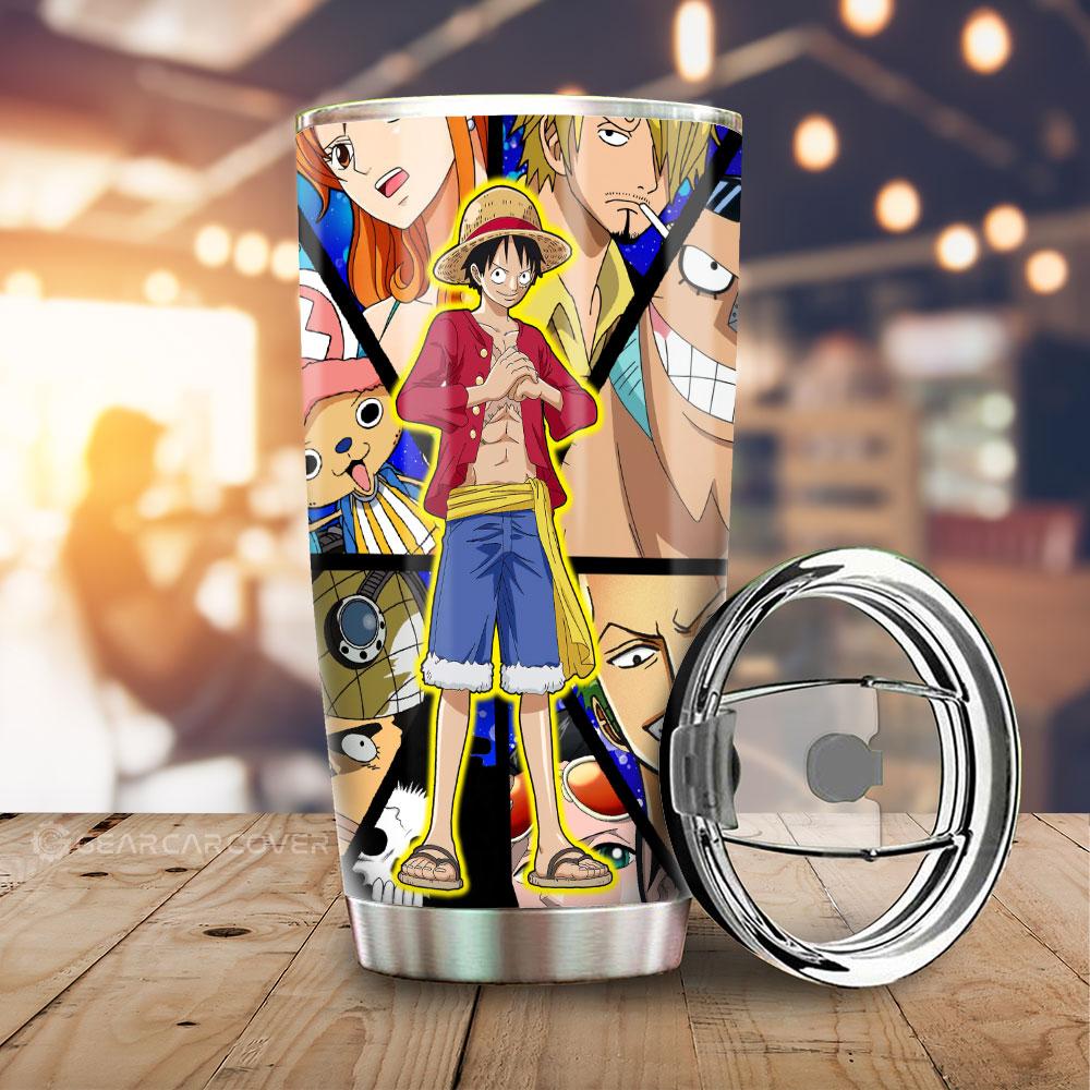 Monkey D. Luffy Tumbler Cup Custom Anime One Piece Car Interior Accessories For Anime Fans - Gearcarcover - 1