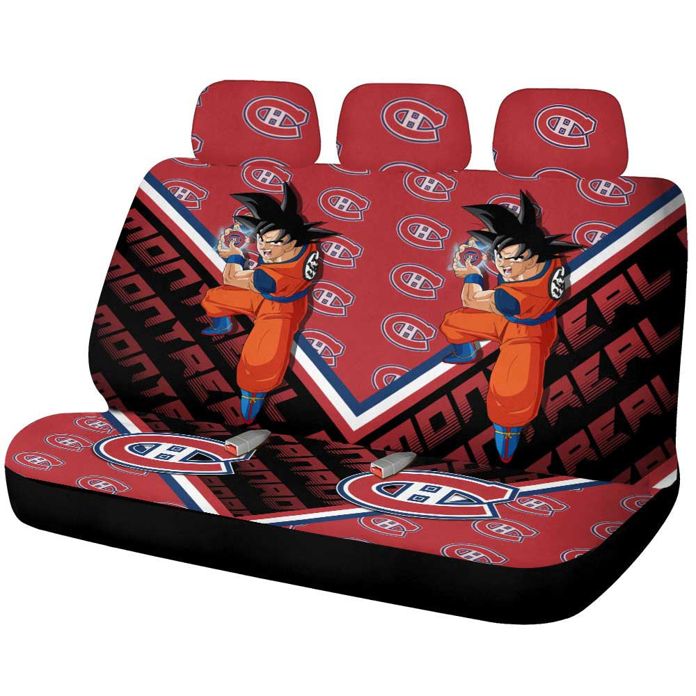 Montreal Canadiens Car Back Seat Cover Custom Car Decorations For Fans - Gearcarcover - 1