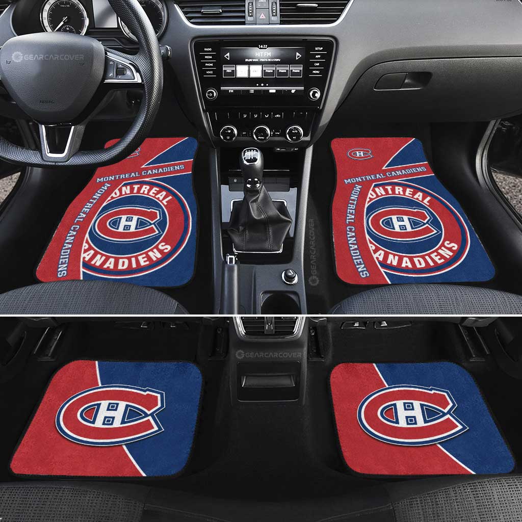 Montreal Canadiens Car Floor Mats Custom Car Accessories For Fans - Gearcarcover - 2