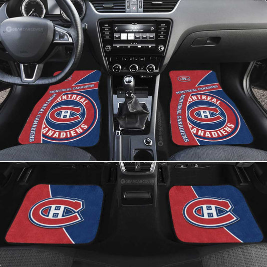 Montreal Canadiens Car Floor Mats Custom Car Accessories For Fans - Gearcarcover - 2