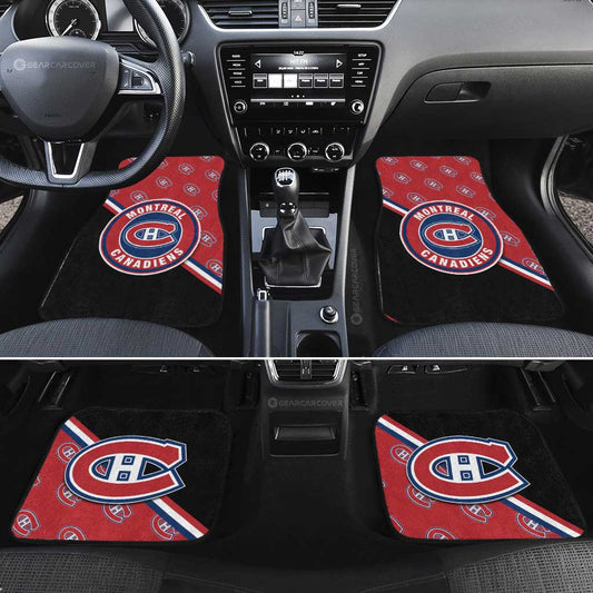 Montreal Canadiens Car Floor Mats Custom Car Accessories For Fans - Gearcarcover - 2