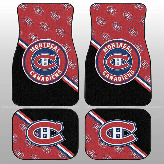 Montreal Canadiens Car Floor Mats Custom Car Accessories For Fans - Gearcarcover - 1