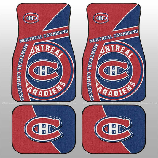 Montreal Canadiens Car Floor Mats Custom Car Accessories For Fans - Gearcarcover - 1