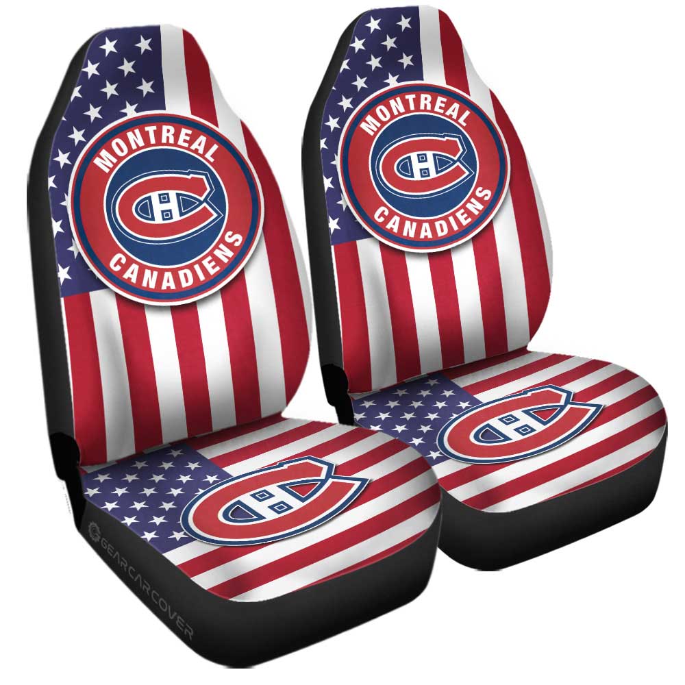 Montreal Canadiens Car Seat Covers Custom Car Decor Accessories - Gearcarcover - 3