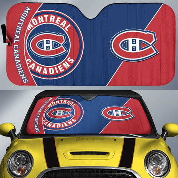 Montreal Canadiens Car Sunshade Custom Car Accessories For Fans - Gearcarcover - 1