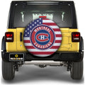 Montreal Canadiens Spare Tire Covers Custom US Flag Style - Gearcarcover - 1