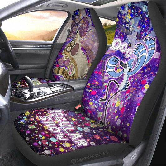 Mordecai And Rigby Car Seat Covers Custom Regular Show Cartoon - Gearcarcover - 2