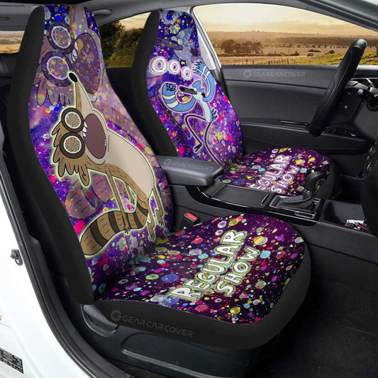 Mordecai And Rigby Car Seat Covers Custom Regular Show Cartoon - Gearcarcover - 1