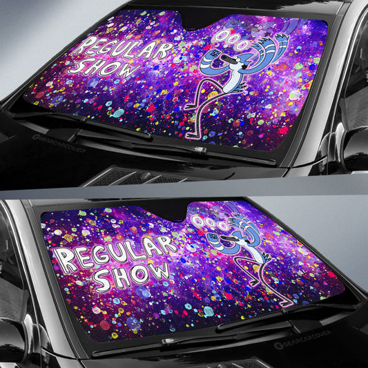 Mordecai Regular Show Car Sunshade Custom Cartoon Car Accessories - Gearcarcover - 2