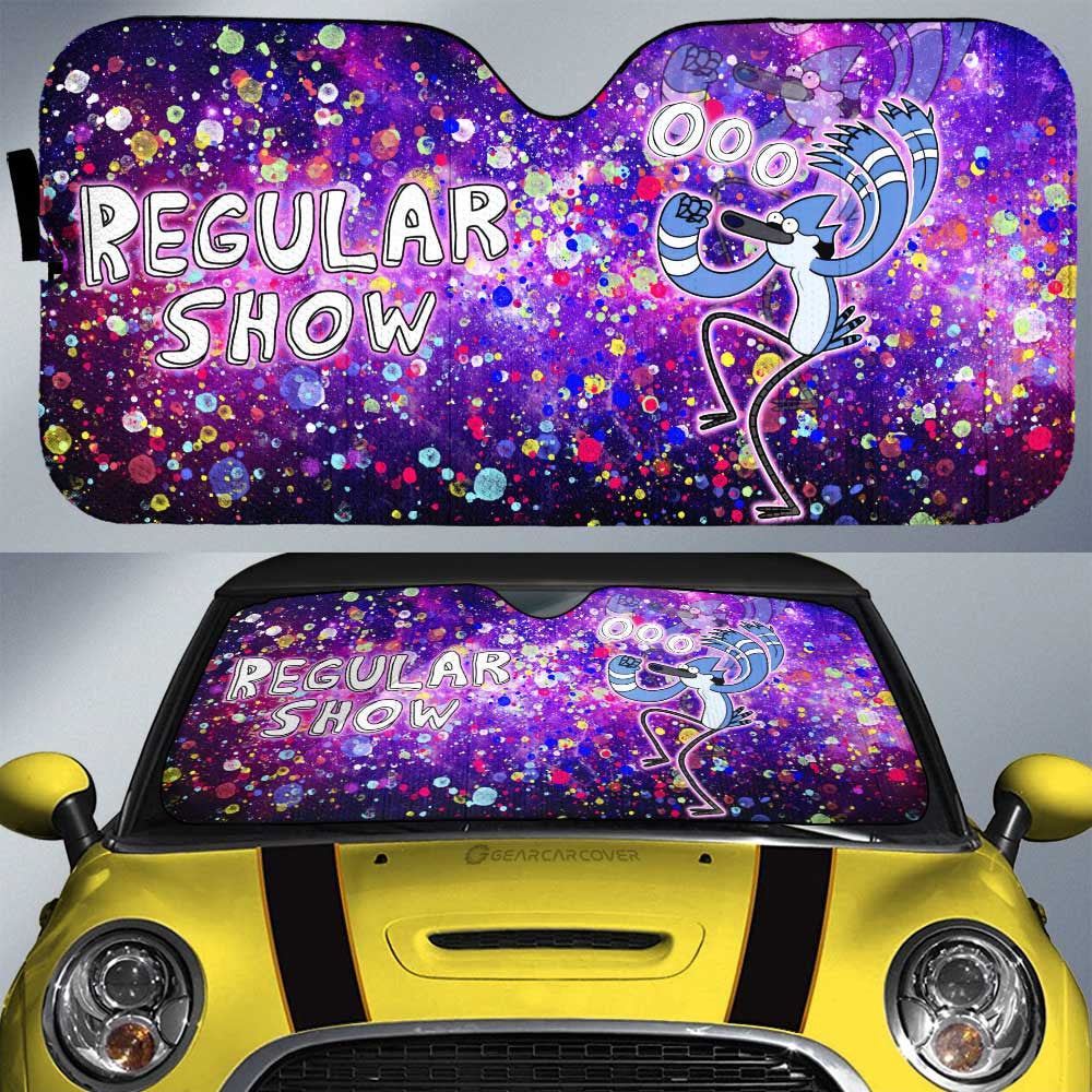 Mordecai Regular Show Car Sunshade Custom Cartoon Car Accessories - Gearcarcover - 1