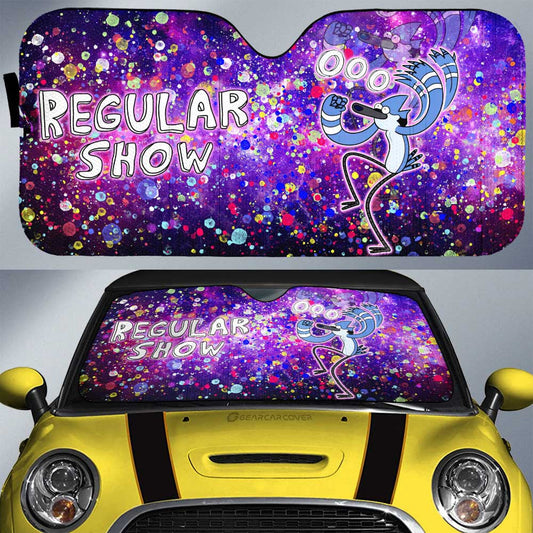 Mordecai Regular Show Car Sunshade Custom Cartoon Car Accessories - Gearcarcover - 1