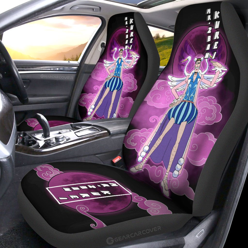 Mr. 2 Bon Kurei Car Seat Covers Custom One Piece Anime Car Accessories For Anime Fans - Gearcarcover - 2