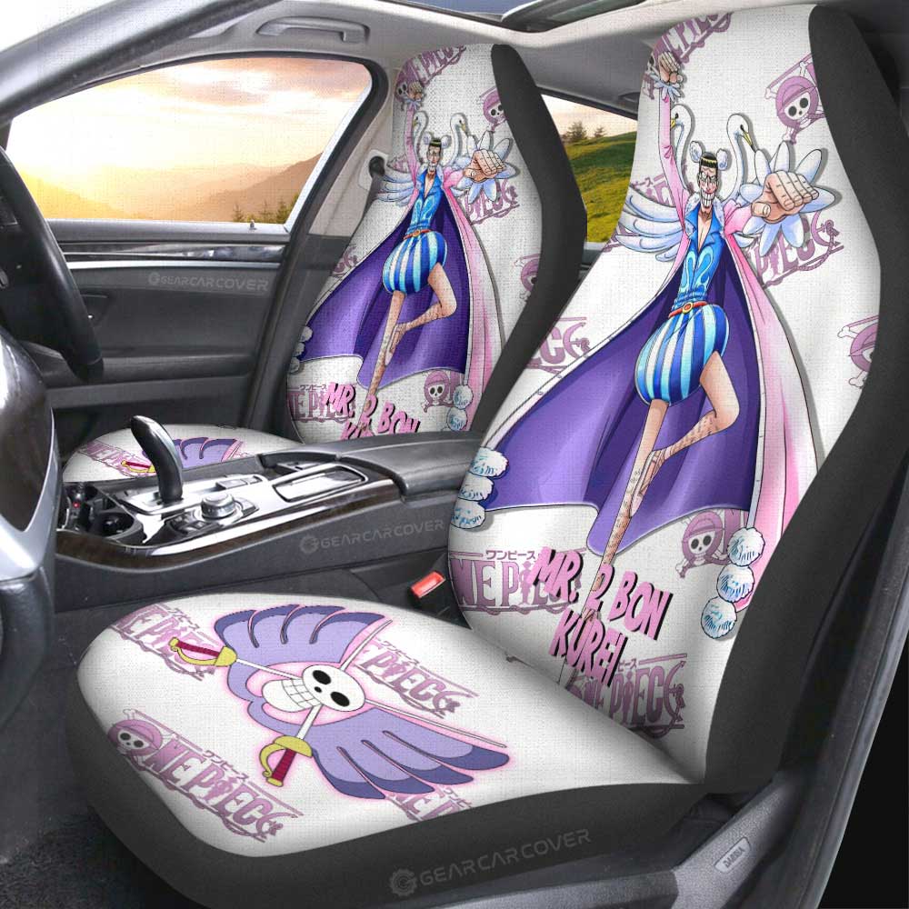 Mr. 2 Bon Kurei Car Seat Covers Custom One Piece Anime - Gearcarcover - 2