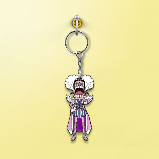 Mr. 2 Bon Kurei Keychains Custom One Piece Anime Car Accessories - Gearcarcover - 2