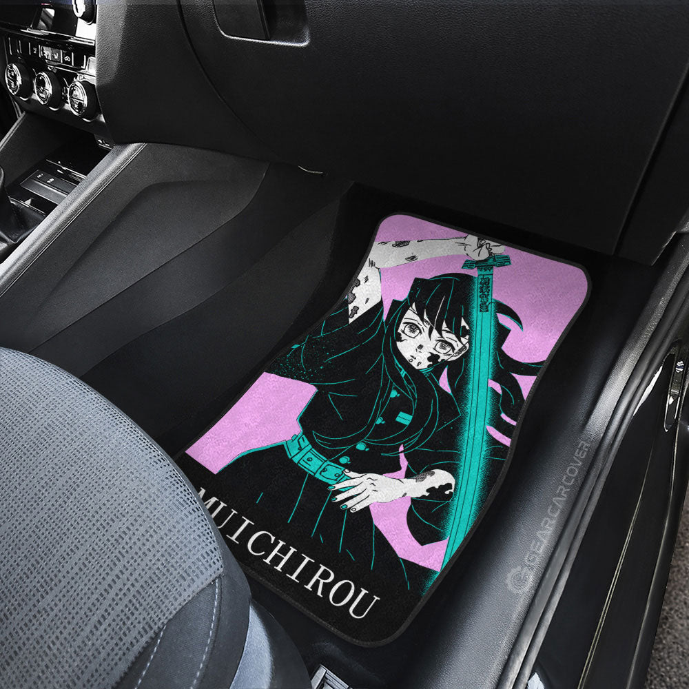 Muichiro Tokito Car Floor Mats Custom Demon Slayer Anime Car Accessories - Gearcarcover - 4