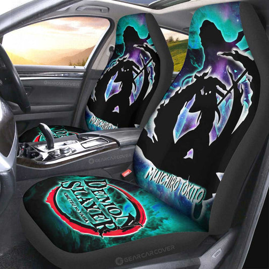 Muichiro Tokito Car Seat Covers Custom Demon Slayer Anime - Gearcarcover - 2