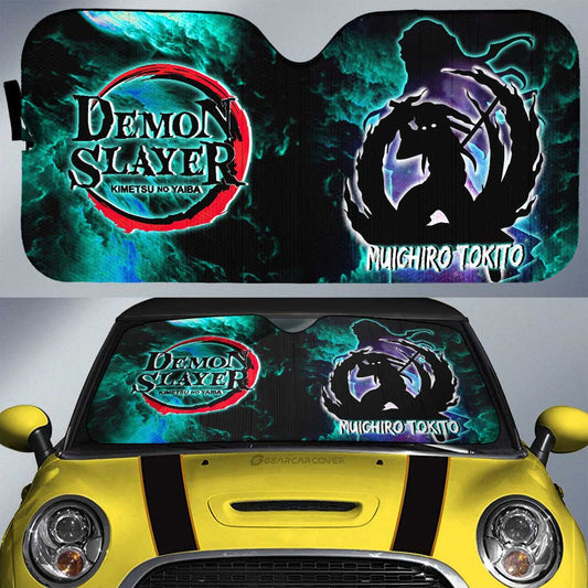 Muichiro Tokito Car Sunshade Custom Demon Slayer Anime - Gearcarcover - 1