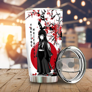 Muichiro Tumbler Cup Custom Japan Style Anime Demon Slayer Car Interior Accessories - Gearcarcover - 1