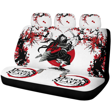 Muichirou Tokitou Car Back Seat Covers Custom Japan Style Demon Slayer Anime Car Accessories - Gearcarcover - 1