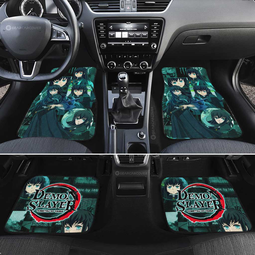 Muichirou Tokitou Car Floor Mats Custom Demon Slayer Anime - Gearcarcover - 2