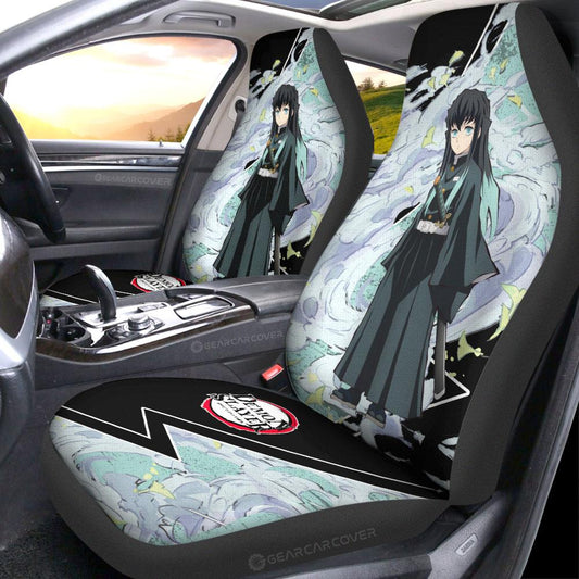 Muichirou Tokitou Car Seat Covers Custom Demon Slayer Anime Car Accessories - Gearcarcover - 2