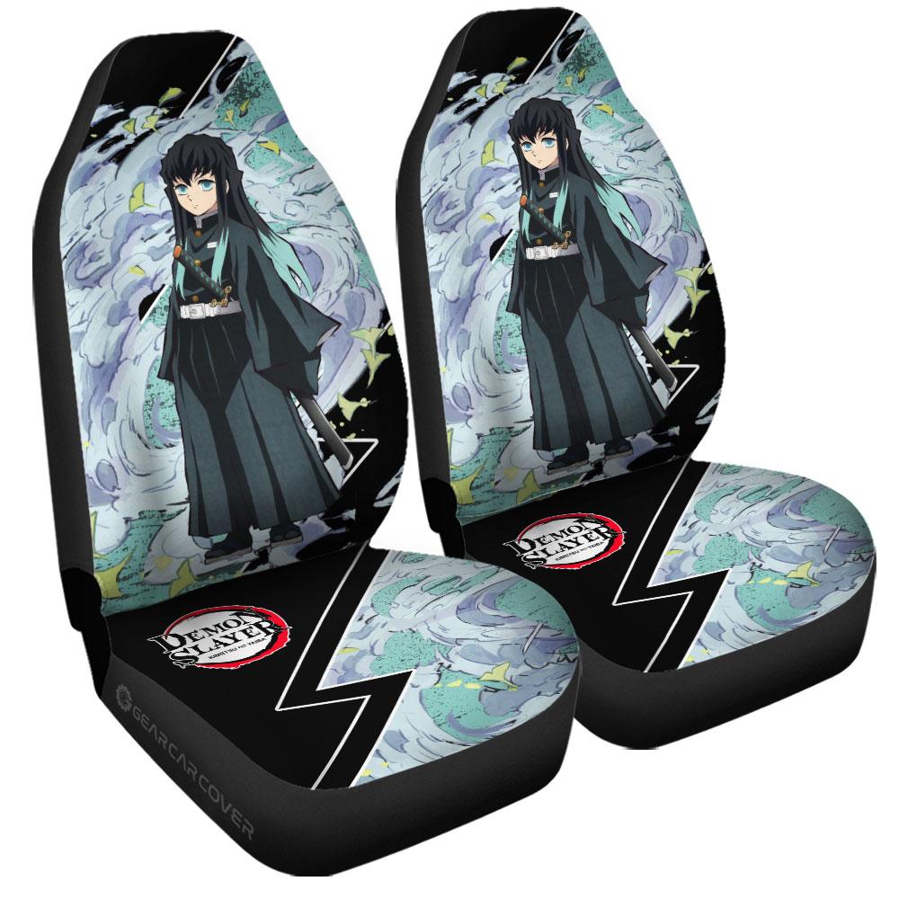 Muichirou Tokitou Car Seat Covers Custom Demon Slayer Anime Car Accessories - Gearcarcover - 3