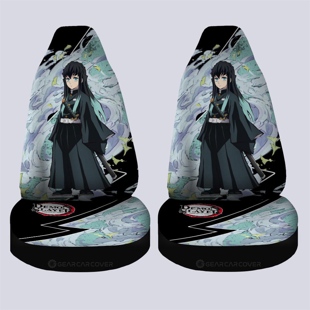 Muichirou Tokitou Car Seat Covers Custom Demon Slayer Anime Car Accessories - Gearcarcover - 4