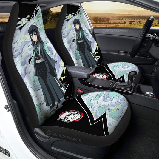 Muichirou Tokitou Car Seat Covers Custom Demon Slayer Anime Car Accessories - Gearcarcover - 1