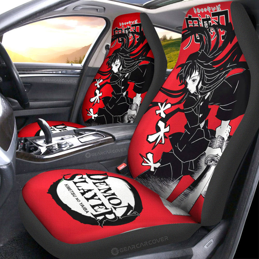 Muichirou Tokitou Car Seat Covers Custom Demon Slayer Anime Car Accessories Manga Style For Fans - Gearcarcover - 2