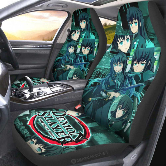 Muichirou Tokitou Car Seat Covers Custom Demon Slayer Anime - Gearcarcover - 2
