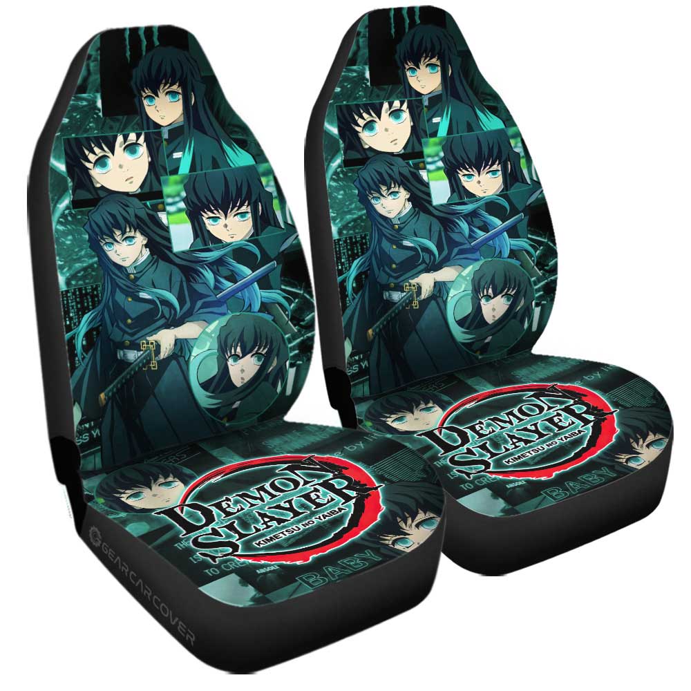 Muichirou Tokitou Car Seat Covers Custom Demon Slayer Anime - Gearcarcover - 3