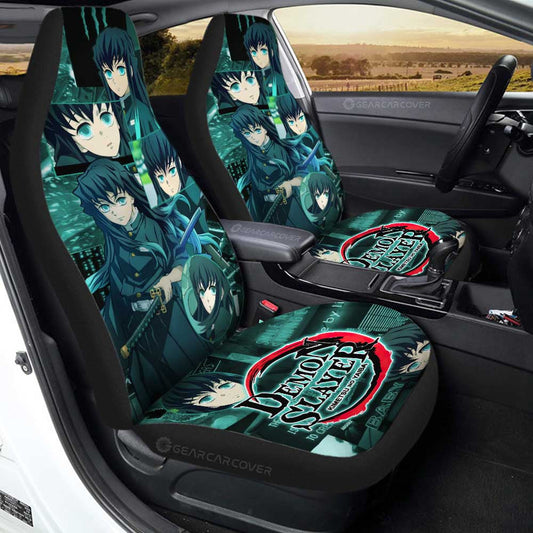 Muichirou Tokitou Car Seat Covers Custom Demon Slayer Anime - Gearcarcover - 1