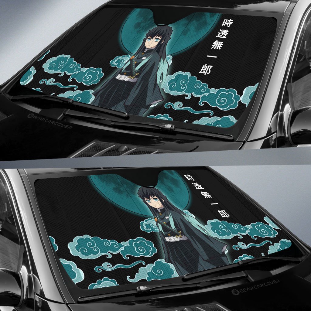 Muichirou Tokitou Car Sunshade Custom Demon Slayer Anime Car Accessories - Gearcarcover - 2