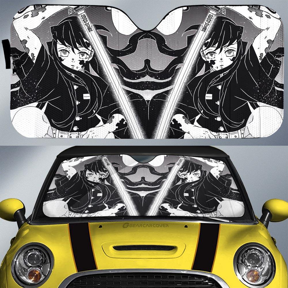 Muichirou Tokitou Car Sunshade Custom Kimetsu No Yaiba Manga Car Accessories - Gearcarcover - 1