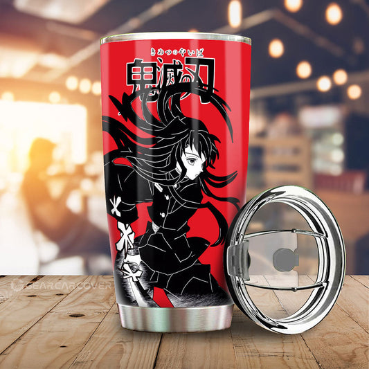 Muichirou Tokitou Tumbler Cup Custom Demon Slayer Anime Car Accessories Manga Style For Fans - Gearcarcover - 1