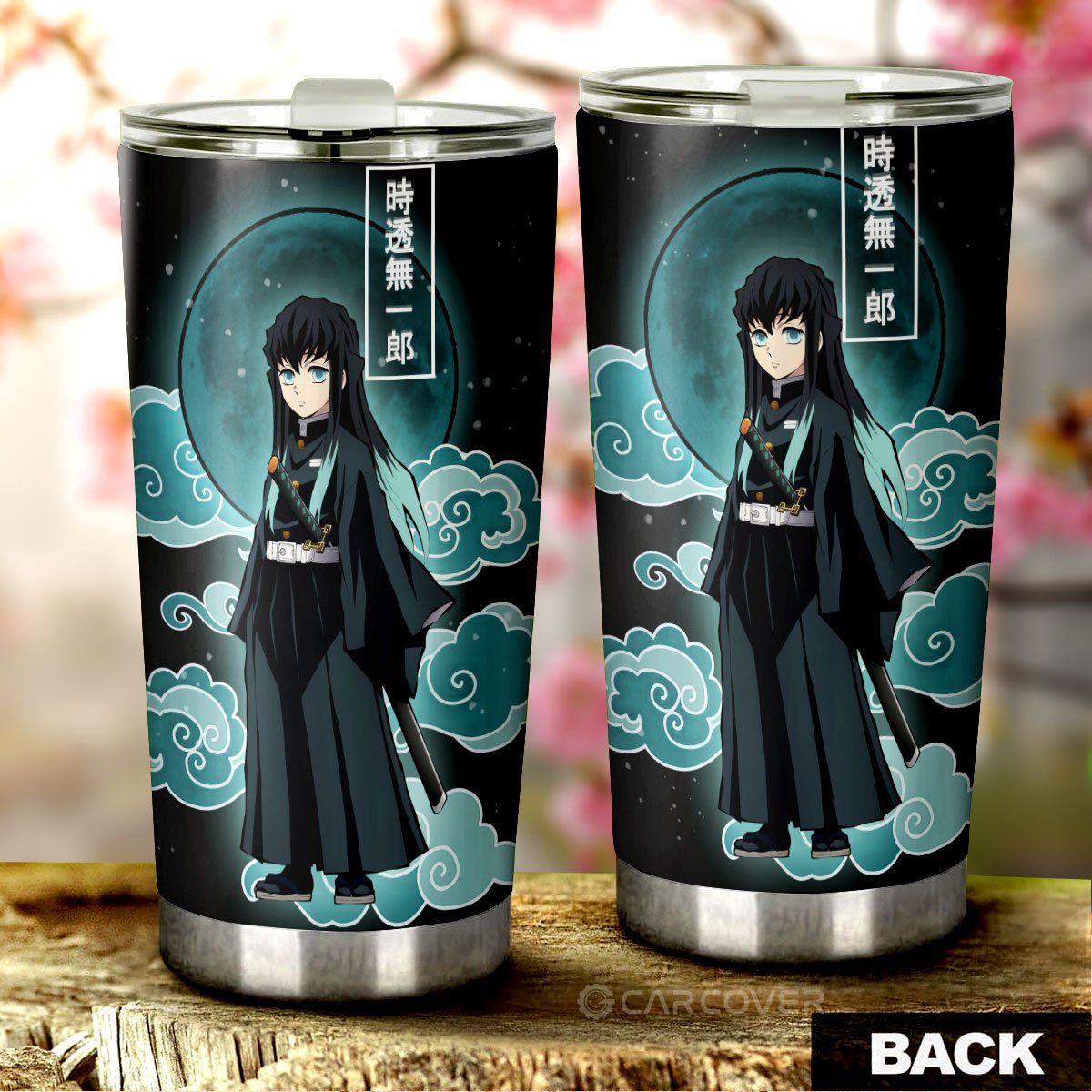 Muichirou Tokitou Tumbler Cup Custom Demon Slayer Anime Car Interior Accessories - Gearcarcover - 3