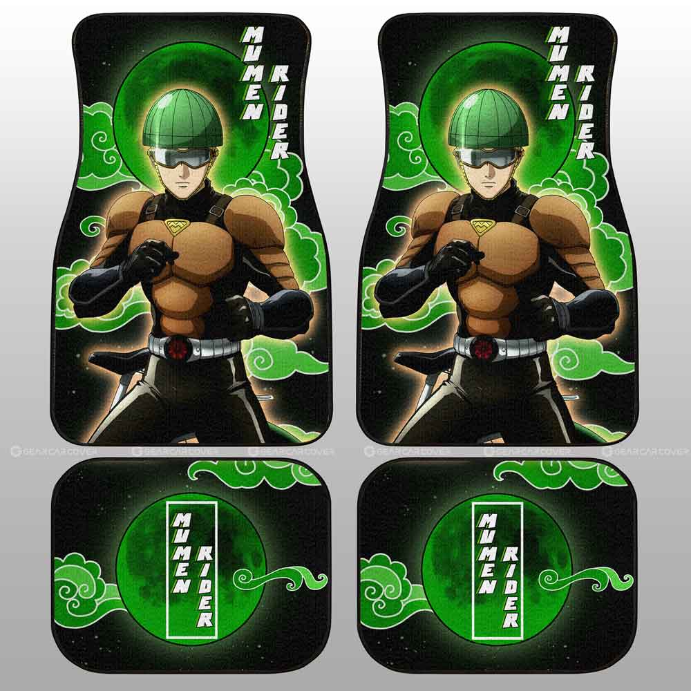 Mumen Rider Car Floor Mats Custom One Punch Man Anime Car Accessories - Gearcarcover - 2