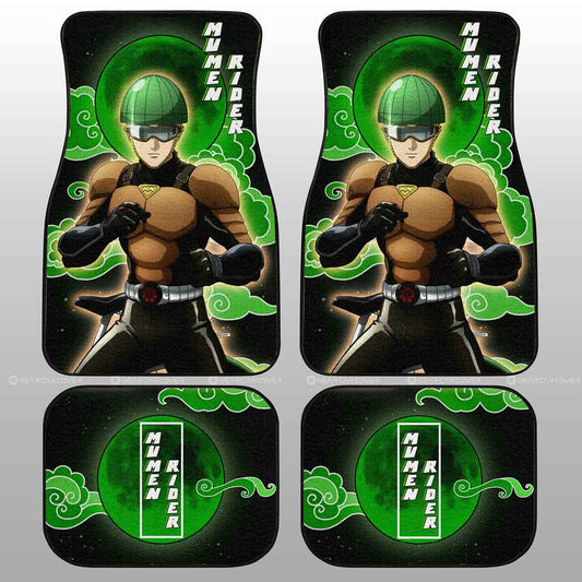 Mumen Rider Car Floor Mats Custom One Punch Man Anime Car Accessories - Gearcarcover - 2