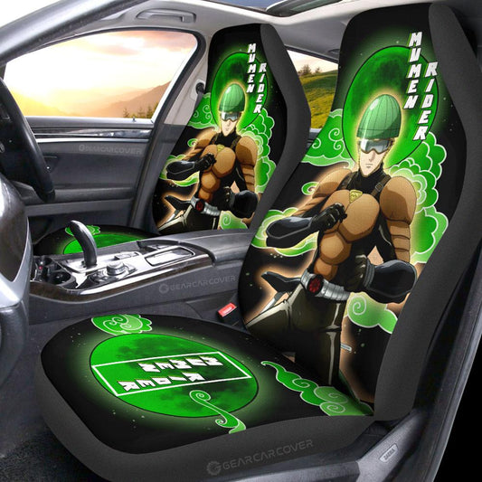 Mumen Rider Car Seat Covers Custom One Punch Man Anime Car Accessories - Gearcarcover - 2