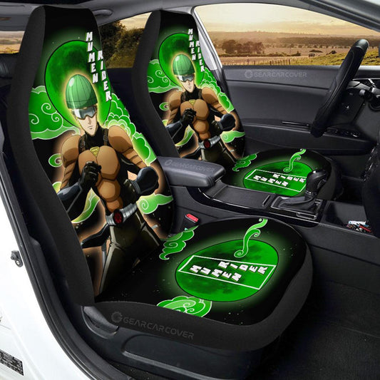 Mumen Rider Car Seat Covers Custom One Punch Man Anime Car Accessories - Gearcarcover - 1