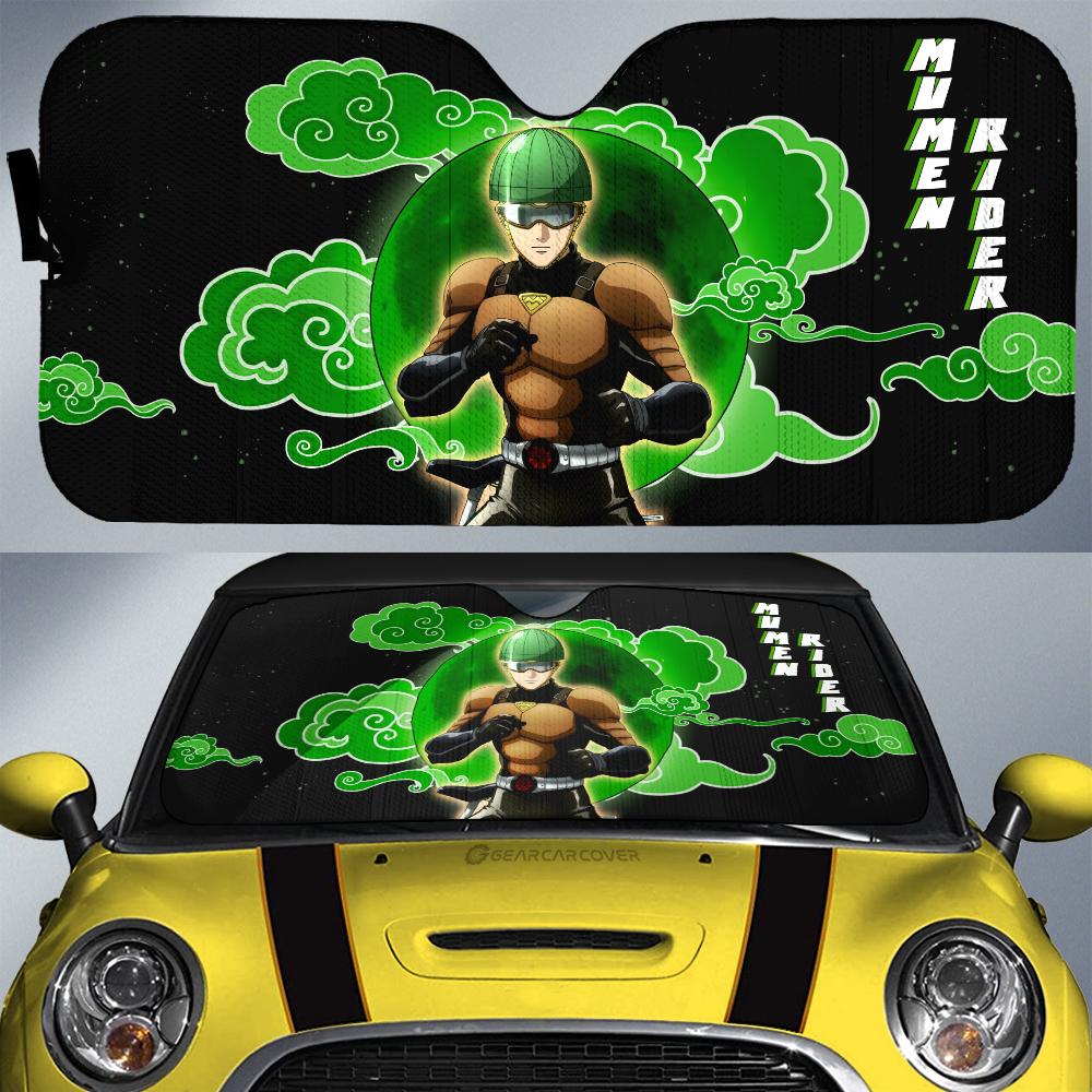 Mumen Rider Car Sunshade Custom One Punch Man Anime Car Accessories - Gearcarcover - 1