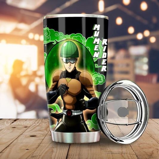 Mumen Rider Tumbler Cup Custom One Punch Man Anime Car Accessories - Gearcarcover - 1