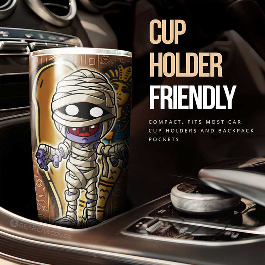 Mummy Tumbler Cup Custom Halloween Characters Car Interior Accessories - Gearcarcover - 2