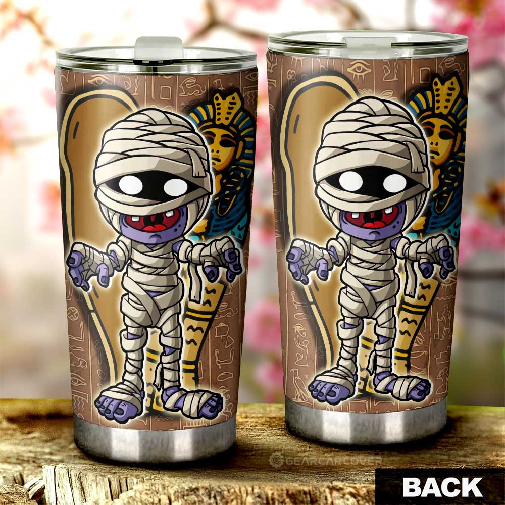 Mummy Tumbler Cup Custom Halloween Characters Car Interior Accessories - Gearcarcover - 3