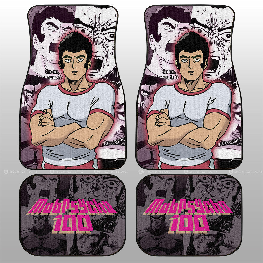 Musashi Goda Car Floor Mats Custom Mob Psycho 100 Anime Car Interior Accessories - Gearcarcover - 1