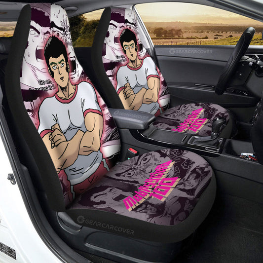 Musashi Goda Car Seat Covers Custom Mob Psycho 100 Anime Car Accessories - Gearcarcover - 2