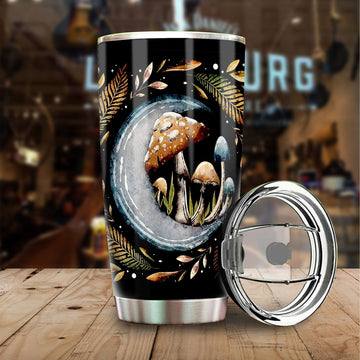 Mushroom Custom Tumbler Stainless Steel - Gearcarcover - 1